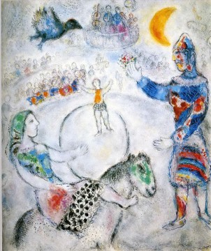 El gran circo gris contemporáneo de Marc Chagall Pinturas al óleo